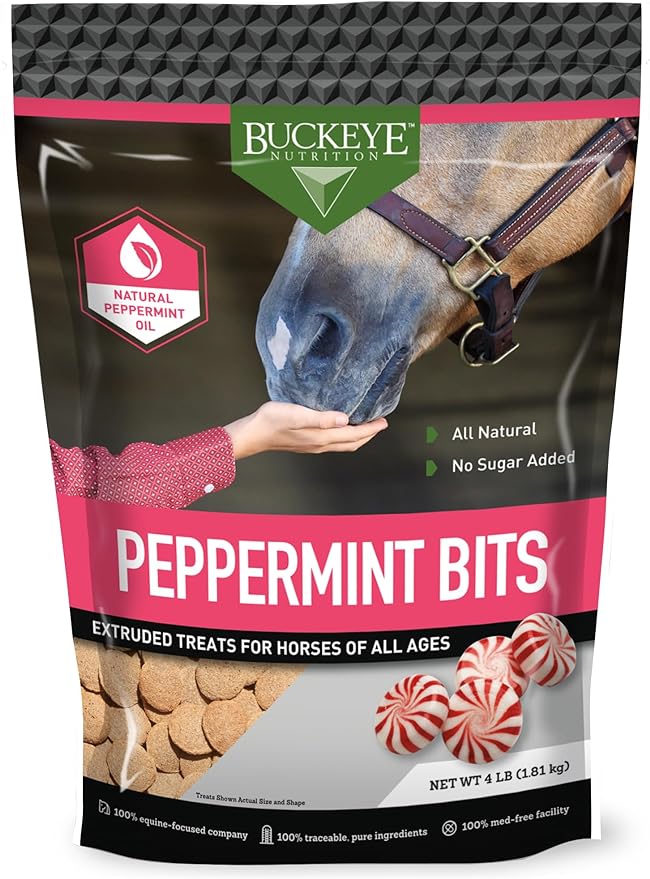 4 lb. Peppermint Tasty All Natural No Sugar Added Horse Treats