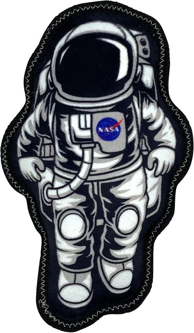 NASA Astronaut Tough Dog Toy, Space Astronaut Toy for Dogs and Cats, with NASA Logo and Design, Tough Toy for Dogs