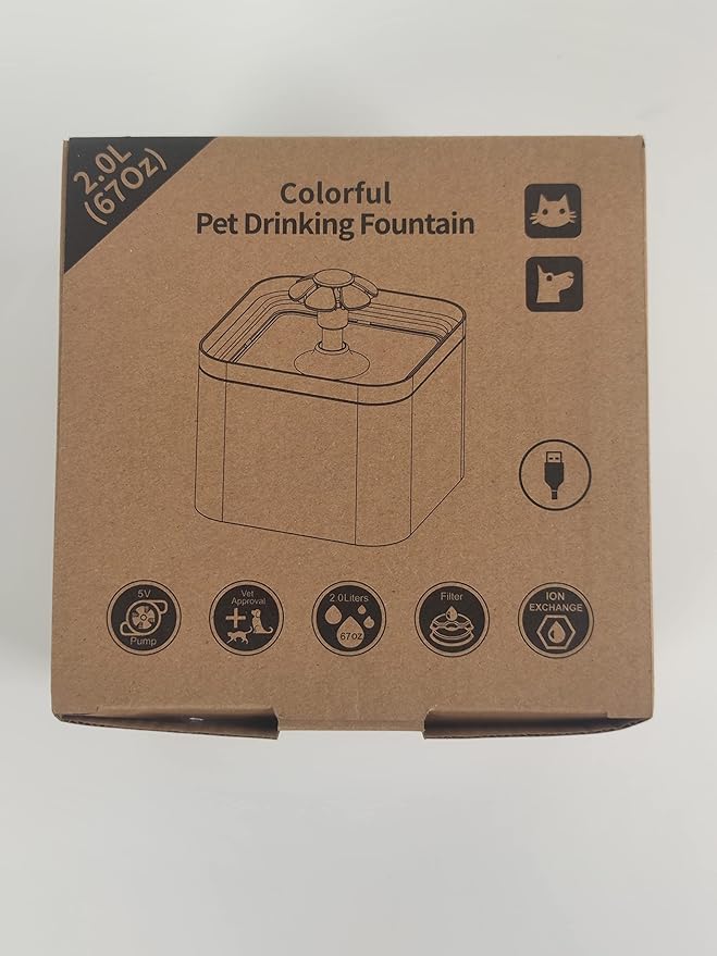Pet Water Fountain(orange)