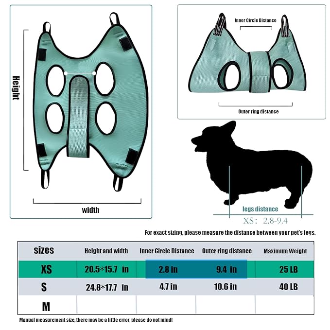 Cat and Dog Grooming Hammock with Safety Belt for Nail Clipping、Grooming,Cat bathing bag for cat nail trimming and coat care,Pet Grooming Hammock for Dogs & Cat, Dog Grooming Harness(S)