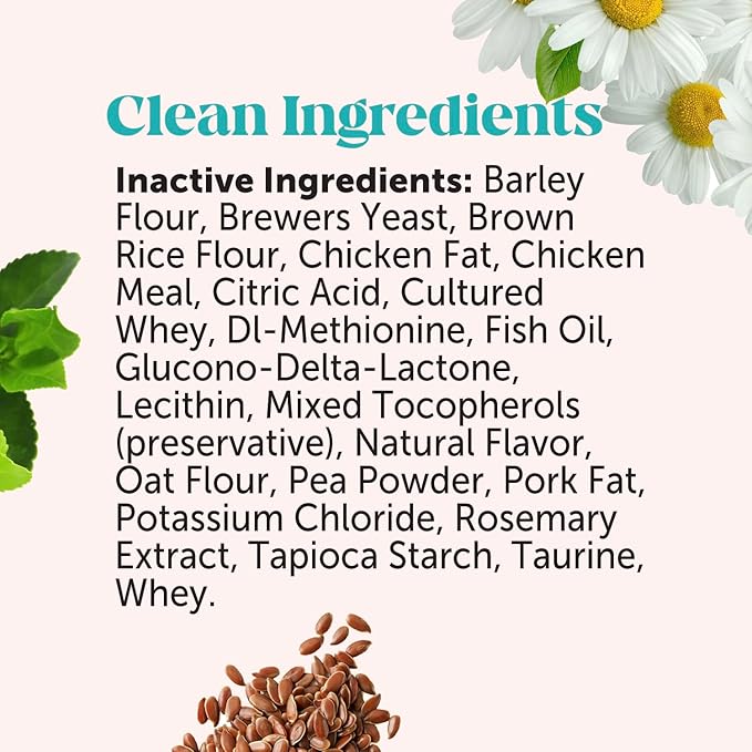 Pet Honesty Calming Chews for Cats - Cat Anxiety Relief + Helps Reduce Stress - Behavioral Support & Promotes Relaxation for Travel, Boarding, Vet Visits, Separation Anxiety - Chicken (30-Day Supply)