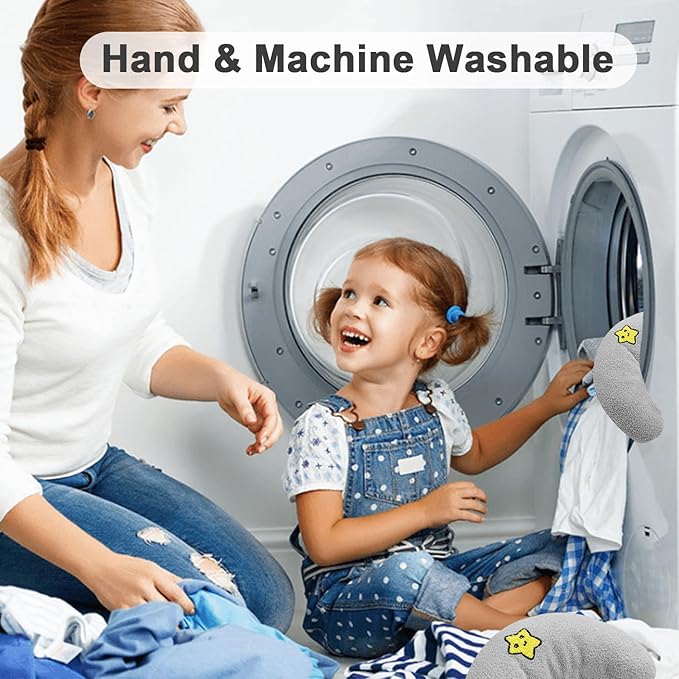 Dog Calming Sleeping Improve Pillow,Pet Neck Pillow for Little Dog and Indoor Cats Sleep, Animal Puppy Kitten Comfort Blanket Cuddle Buddy Product, U Shaped Neck Pillow for old Joint Relief (Grey)