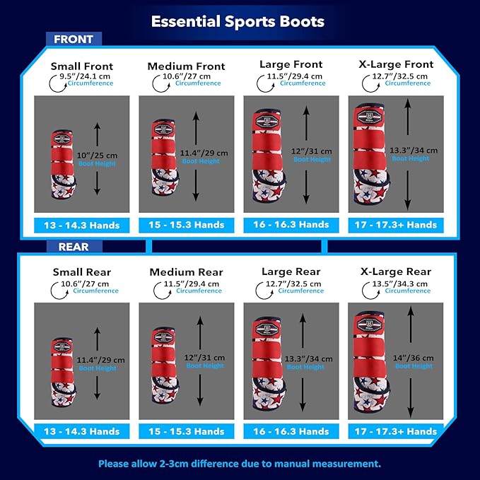 Harrison Howard Horse Sport Medicine Front Shock-Absorbing Boots All-Round Lower Limb Protection & Support Sport Boots Athletic Boots Perfect for Endurance Training and Performance Dream Star L