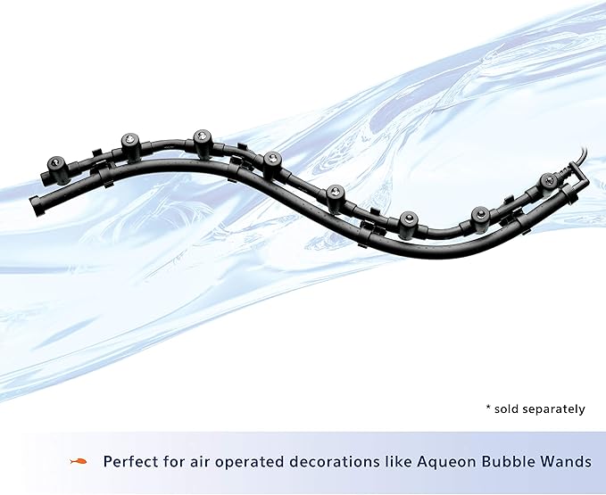 Aqueon QuietFlow Aquarium Air Pump 40, For Under 40 Gallon Tanks, Black