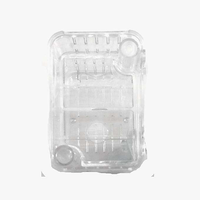 1PCS Fish Breeding Box,Isolation Breeding Box Transparent Fish Tank Incubator with Suction Cup for Small Fish