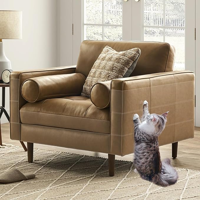 (Thickened Vinyl) Cat Couch Protector 2 volumes Anti Cat Scratch Furniture Protector,Leather Sofa Couch Protector for Cats,Fabric Sofa Couch Cat Scratch Protector,Cat Scratch Deterrent Tape