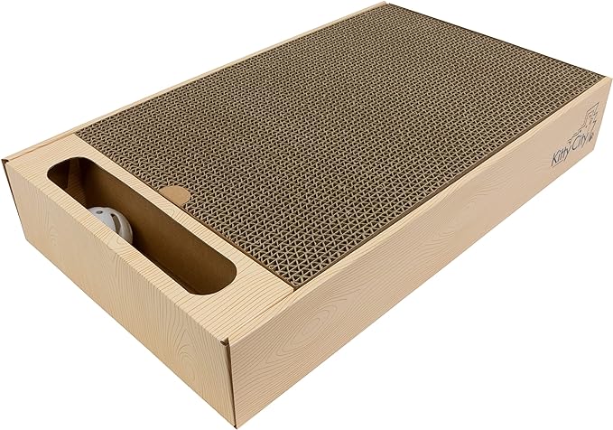 Kitty City Catnip Infused Scratcher with Ball Track