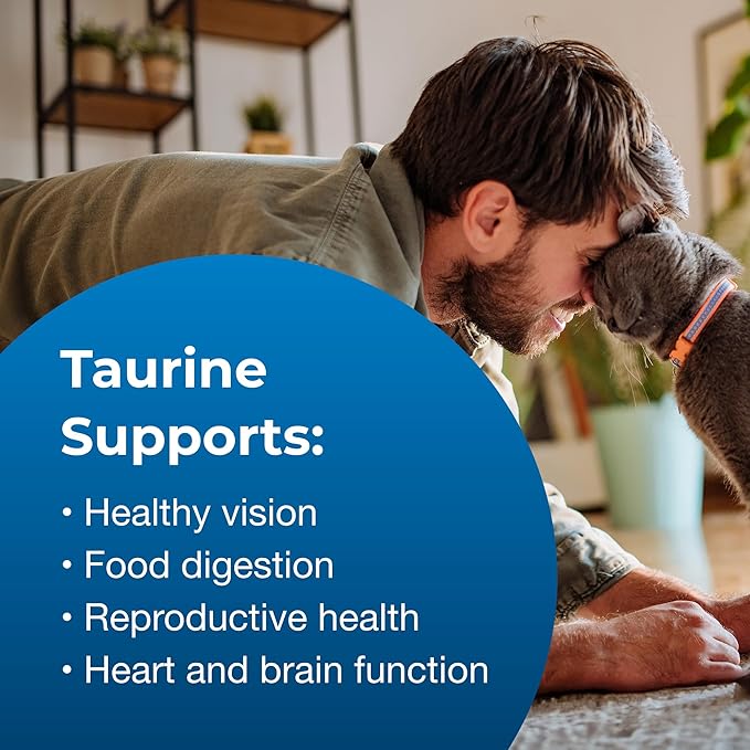 Pet-Ag Taurine Tablets for Cats - 100 Tablets - Daily-Use, Chewable Supplement for Cats of All Ages