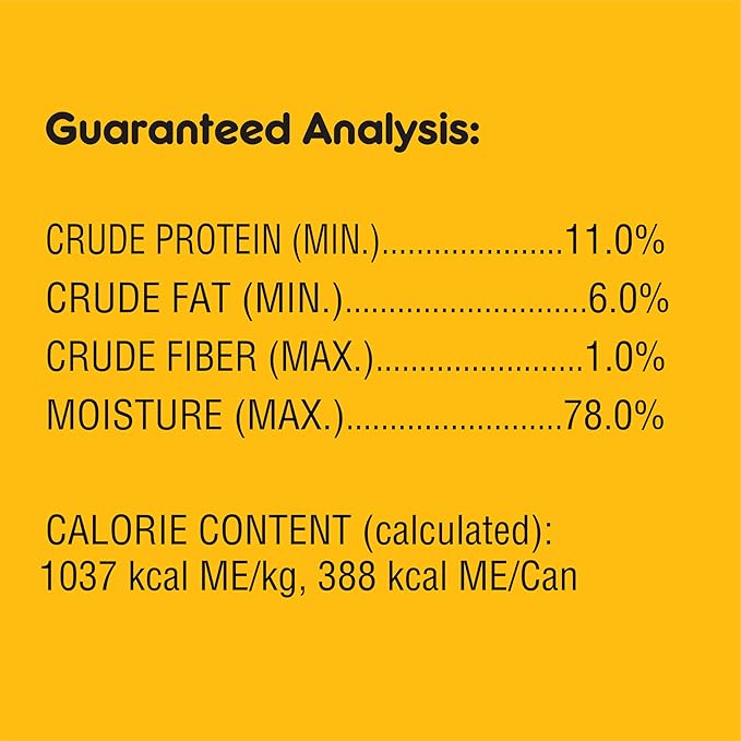 PEDIGREE High Protein Adult Canned Soft Wet Dog Food, Chopped Chicken & Duck Flavor, (12) 13.2 oz. Cans