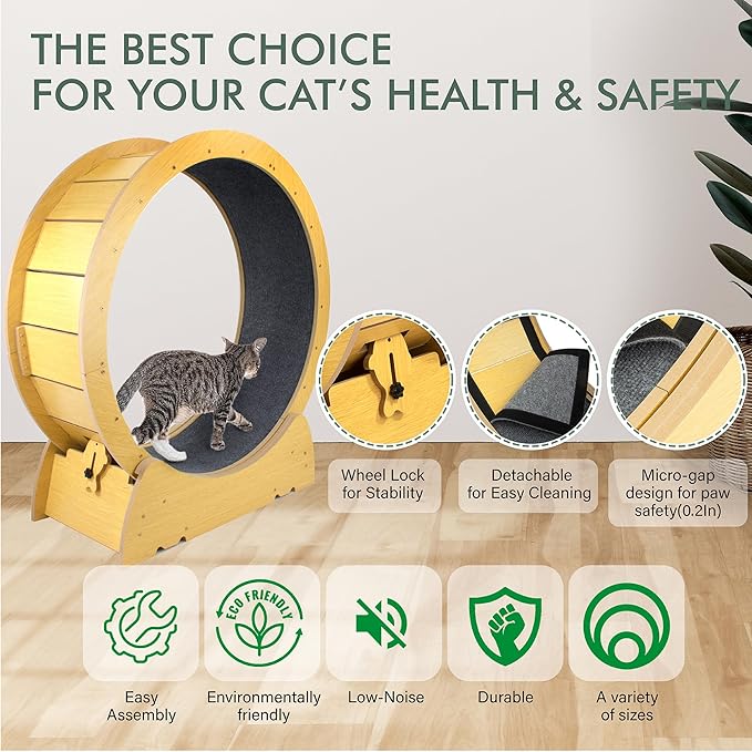 Cat Wheel Exercise Cat Treadmill for Fitness Weight