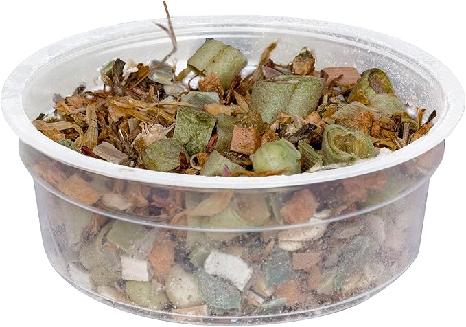 Instant Meal Veggie Mix Reptile Food 7 x 0.16-Ounce (4.6 Grams) Cups