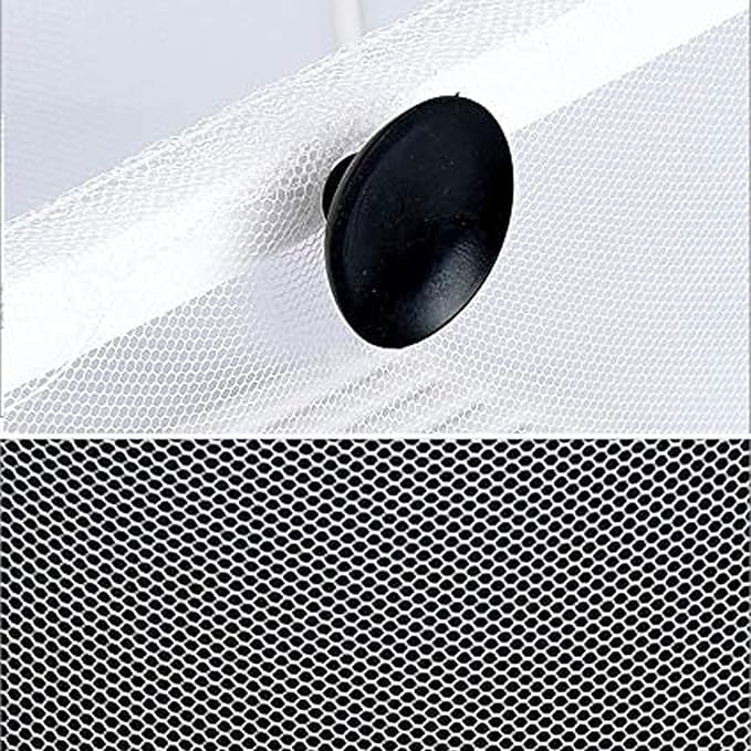 Aquarium Fish Breeder Box, Hatching Box, Juvenile Fish Spawning Incubator, Water Isolation Net Hatcher, Nylon Mesh Fish Fry Hatchery Breeder Box Separation Net(White 3 Rooms L)