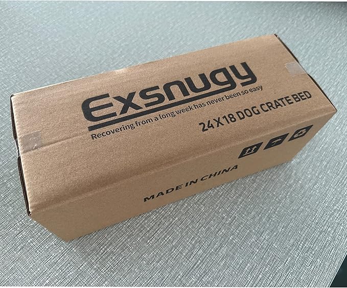 Washable Dog Bed Mat Reversible Dog Crate Pad Soft Fluffy Pet Kennel Beds Dog Sleeping Mattress for Large Jumbo Medium Small Dogs, 23 x 17 Inch, Gray