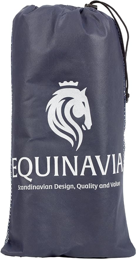 Equinavia Cool Relief Therapy Ice Boots Leg Wraps Pair for Horses, Gel Pack with Adjustable Straps | 16.5" x 15.5" with Storage Bag - Red - One Size