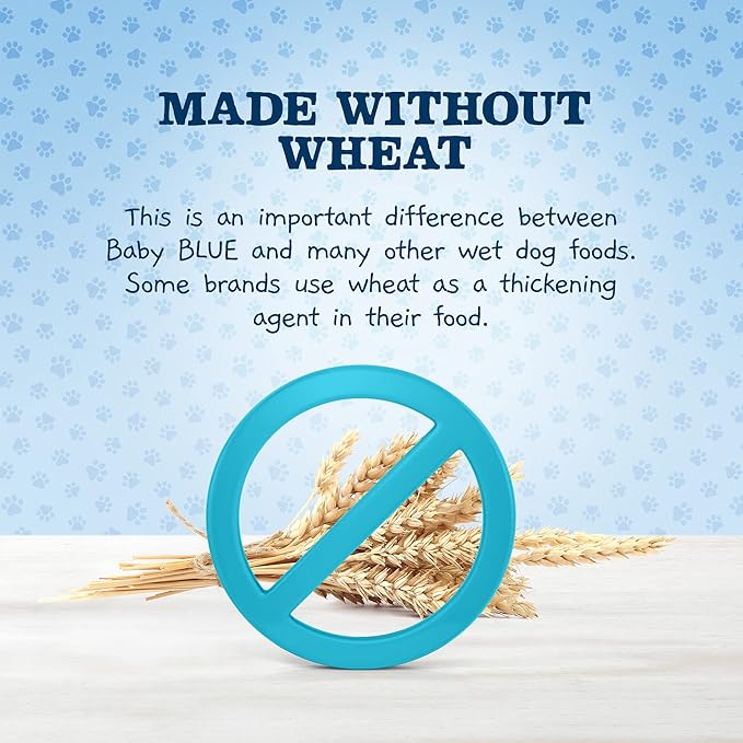 Blue Buffalo Baby Blue Natural Chicken, Lamb and Vegetable Recipe Variety Pack Wet Puppy Food, 3.5 oz, Count of 12