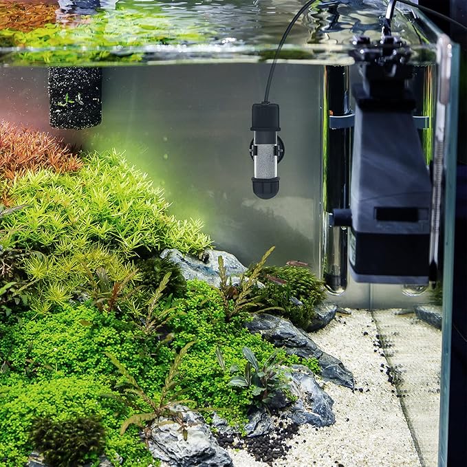 hygger Small Aquarium Betta Heater, Submersible Fish Tahk Heater 10W/25W/50W/100W with LED Digital Display, Suitable for Marine Saltwater and Freshwater up to 5/10/16/26 Gallon