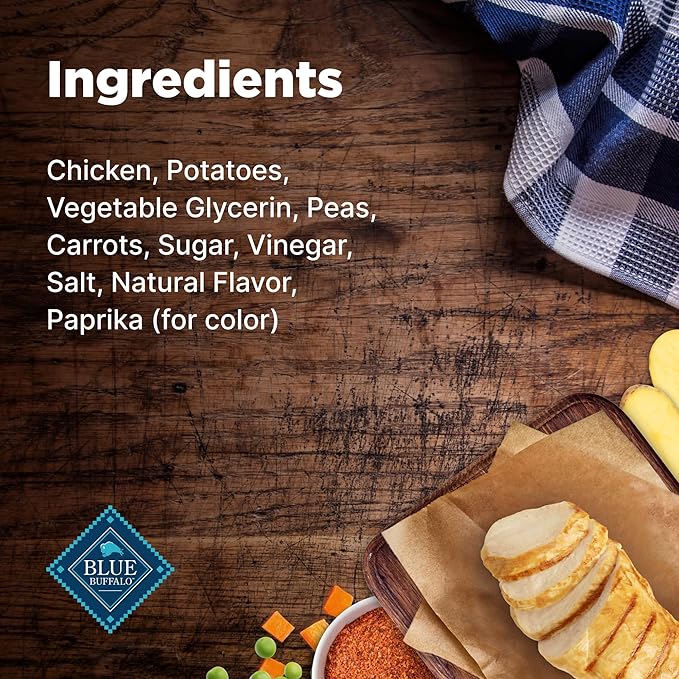 Blue Buffalo Nudges Homestyle Natural Dog Treats Made with Real Chicken, Made in the USA, Chicken, 10-oz. Bag