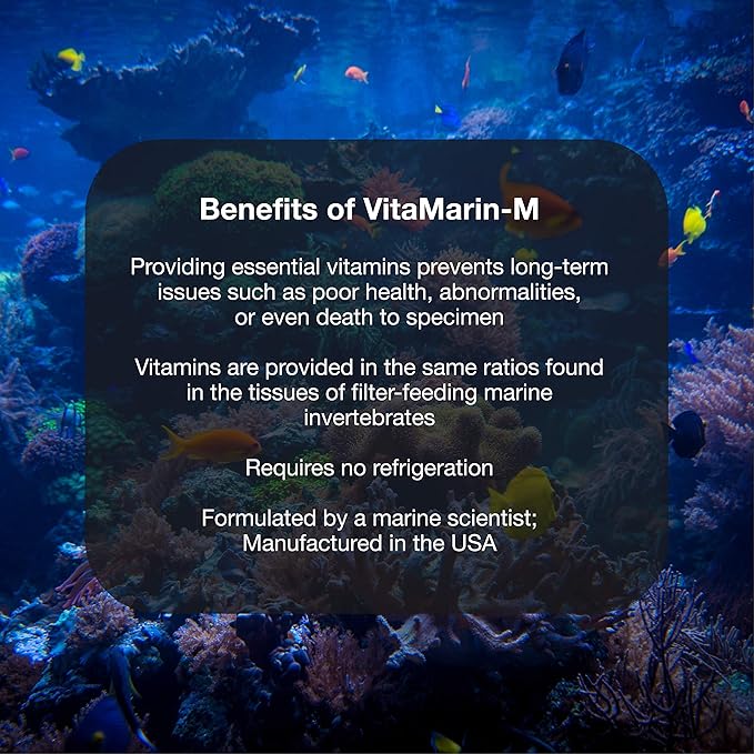 Brightwell Aquatics Vitamarin M - Liquid Multivitamin Supplement for Marine Fish Aquariums