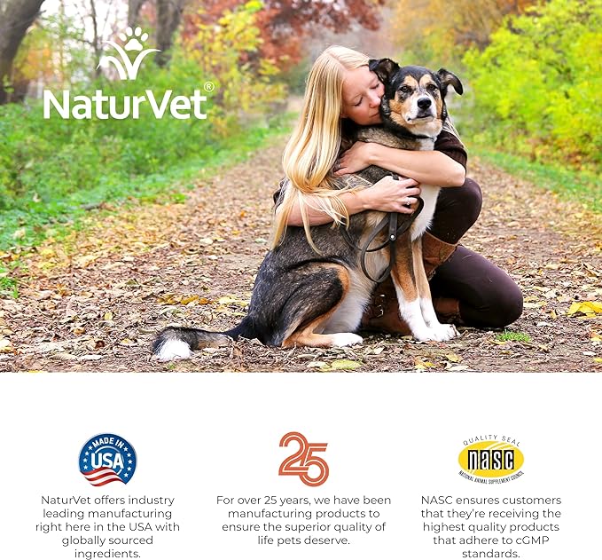 NaturVet –VitaPet Senior Daily Vitamins for Senior Dogs – Plus Glucosamine – Full Spectrum of Vitamins & Minerals – Enhanced with Glucosamine for Added Joint Support – 365 Time Release Tablets