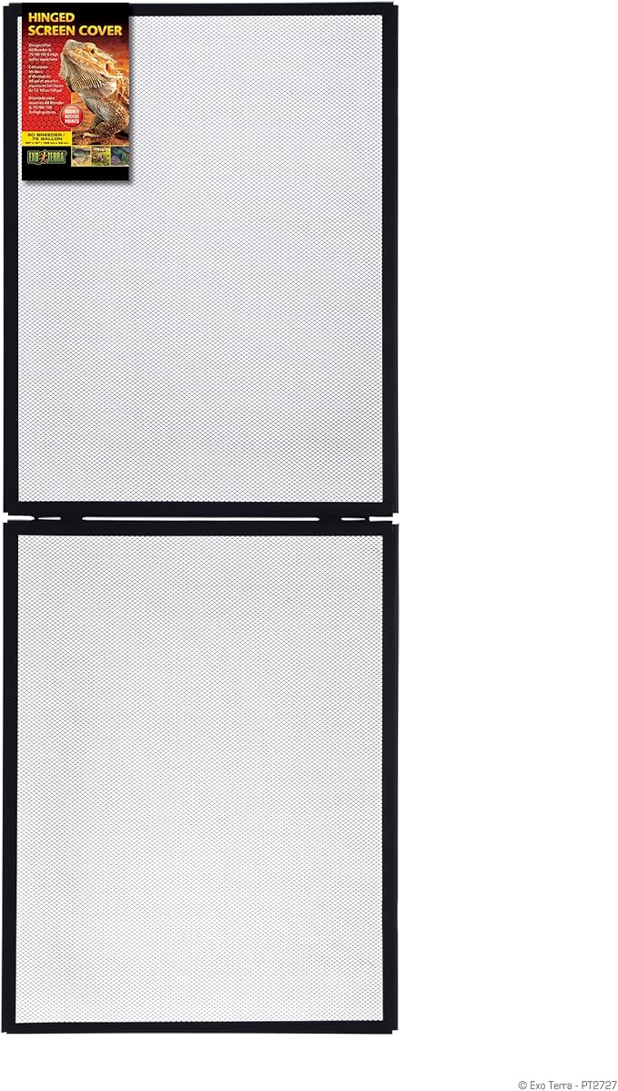 Exo Terra Screen Cover for Hinged Door, 60 Breeder/75 Gallon, 1 Count (Pack of 1)