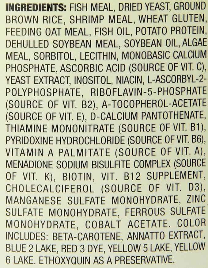 TetraMin Nutritionally Balanced Tropical Flake Food for Tropical Fish, 2.2 lbs