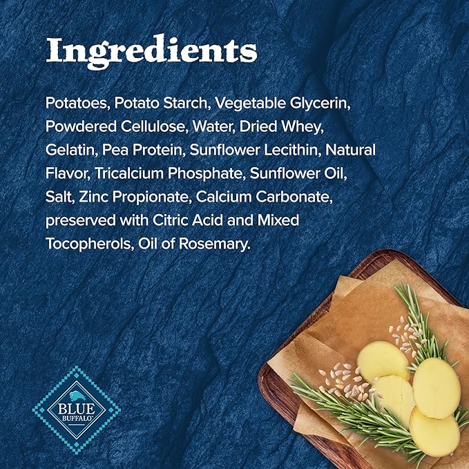 Blue Buffalo Wilderness Trail Treats Wild Bones Large Dental Chews, Grain-Free Dog Bones For Large Dogs Made with Natural Ingredients, 10-oz. Bag