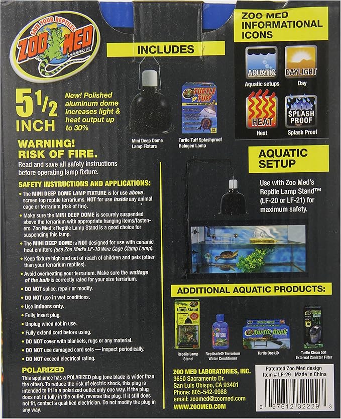 Zoo Med Aquatic Turtle Lighting Combo