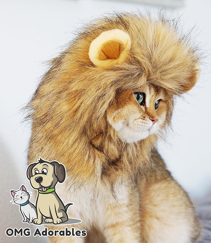 Lion Mane Costume for Cats