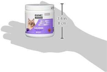 GNC Pets ADVANCED Calming Cat Chews Cats, 60 ct | Chicken Flavored Cat Soft Chews for Calming & Relaxation | Thiamine, L-Tryptophan, & Chamomile Cat Calming Supplements | Made in the USA