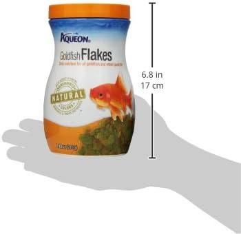 Aqueon Goldfish Fish Food Flakes, 7.12 Ounces (Pack of 2)