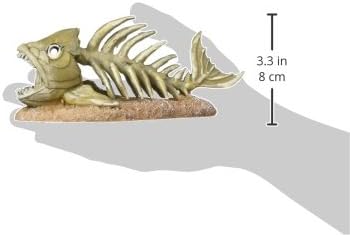 Penn Plax Zombie Fish Aquarium Ornament, 7.2 by 3.5 by 3-Inch