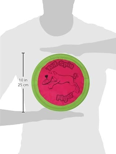 Chuckit! Petmate Booda Tail-Spin Flyer Floating Dog Frisbee, Multi, 10-Inch