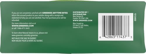 Greenies Anytime Bites Dog Treats, Original Flavor, 10.3 oz. Bag