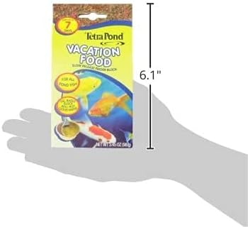 (4 Pack) TetraPond Vacation Food Slow Release Feeder Block, 3.45 Ounce Each