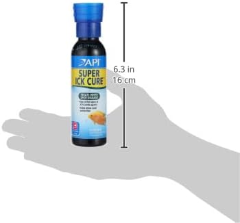 API LIQUID SUPER ICK CURE Fish remedy, Freshwater and Saltwater Fish Medication 4 fl oz(Pack of 1), White