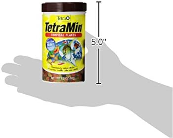 TetraMin Nutritionally Balanced Tropical Flake Food for Tropical Fish, 2.2 oz (Pack of 2)