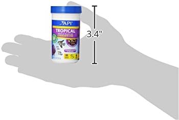 API TROPICAL PELLETS Sinking Pellets Fish Food 1.6-Ounce Container