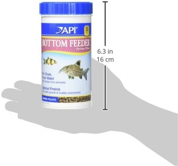 API BOTTOM FEEDER PELLETS WITH SHRIMP Fish Food 7.9-Ounce Container (Pack of 1)