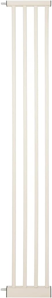Extra Tall Pet Gate 55.12" High Pressure Mounted 8.27" Wide Extension kit 1.37" Gap (8.27", Cream White)