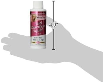 Nutri-Vet Anti-Diarrhea Liquid for Dogs - Helps Sooth Upset Stomach & Stop Diarrhea - Veterinarian Formulated - 4 oz