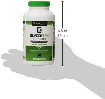 VETRISCIENCE GlycoFlex Stage 2 Hip and Joint Supplement for Dogs, Chewable Tablet – Moderate Joint Support with Green Lipped Mussel, DMG, and 750 MG Glucosamine Per Tablet