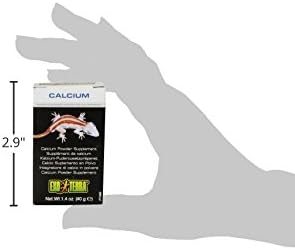 Exo Terra Calcium Powder Supplement for Reptiles and Amphibians, 1.4 Oz., PT 1850