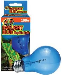 (4 Pack) Zoo Med Daylight Blue Reptile Bulbs - 100 Watt Each