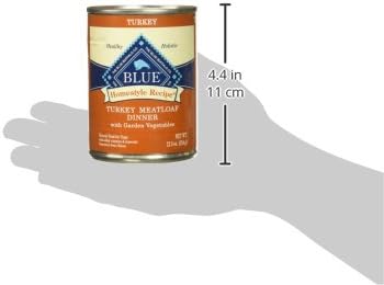 Blue Buffalo Homestyle Recipe Turkey Meatloaf Dinner Canned Dog Food 12.5 Ounce (Pack of 1)
