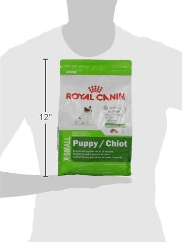 Royal Canin Size Health Nutrition X-Small Breed Dry Puppy Food, Supports Brain Development, Immune Support and Digestive Health, 3 lb Bag