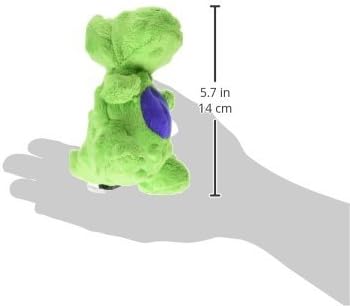 goDog Just For Me Dinos T-Rex Squeaky Plush Dog Toy, Chew Guard Technology - Green, Mini