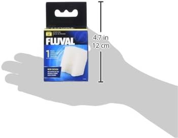 Fluval U1 Bio-Foam Pad, Replacement Underwater Aquarium Filter Media, A485,Black (Pack of 6)