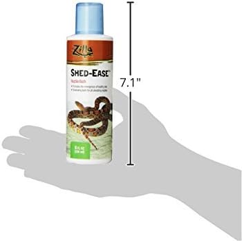 Zilla Reptile Health Supplies Shed-Ease Bath, 8-Ounce Bottles (3 Pack)