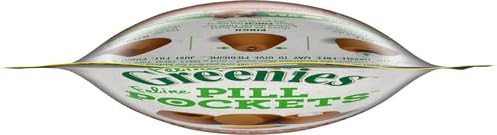 Greenies Feline Pill Pockets for Cats Natural Soft Cat Treats, Chicken Flavor, 3 oz. Pack (85 Treats)