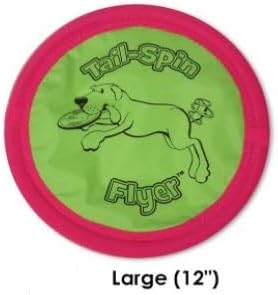 Booda Tail-Spin Flyer 10" Diameter Floppy Dog Frisbee (Pack of 2)
